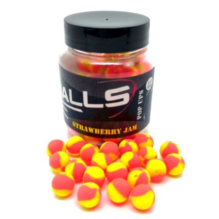 Плавающие бойлы CarpBalls (Skoryk) Pop-Ups Strawberry Jam (Клубничный Джем) 10мм