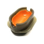 Форма для прикормки с кнопкой CarpHunter Wide Flat Method Feeder Mould (Brown / Orange)