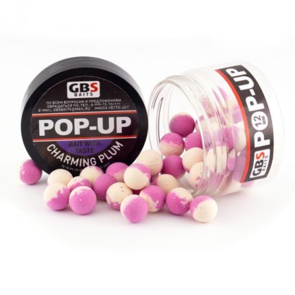 Бойлы POP-UP GBS Charming Plum Чарующая слива 12 мм