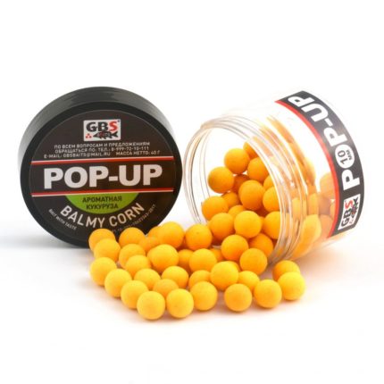Бойлы POP-UP GBS Balmy Corn Кукуруза 12 мм
