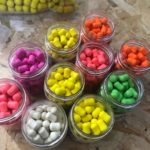 Бойлы плавающие Red Carps Pop-up Dumbells (ПЕРСИК-МАНГО) 7х10 мм