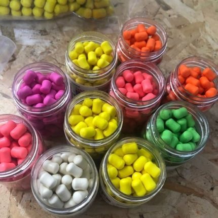 Бойлы плавающие Red Carps Pop-up Dumbells (ПЕРСИК-МАНГО) 7х10 мм