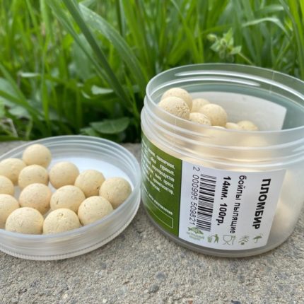 MULTIBAITS ПЛОМБИР НАСАДОЧНЫЕ РАСТВОРИМЫЕ (ПЫЛЯЩИЕ) БОЙЛЫ 14 ММ БАНКА 100ГР.