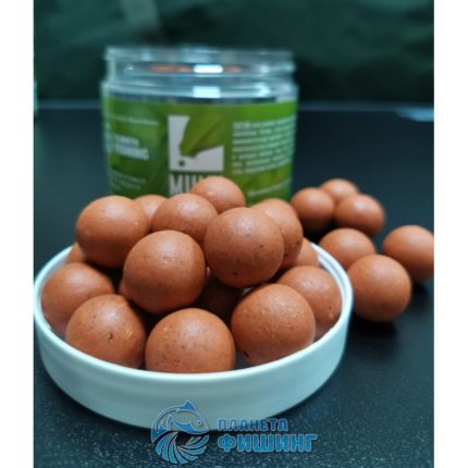 MULTIBAITS Bubble Gum (Бубль - Гум) насадочные растворимые (пылящие) бойлы 20мм банка 250гр.