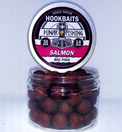 Punarr Fishing Бойлы вареные в дипе 14мм 50шт - Лосось