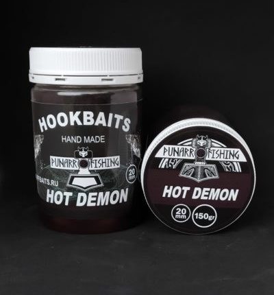 Punarr Fishing Бойлы РАСТВОРИМЫЕ  20мм 150гр- Hot Demon